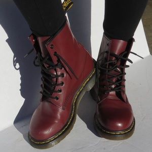 Cherry Doc Martens 1460